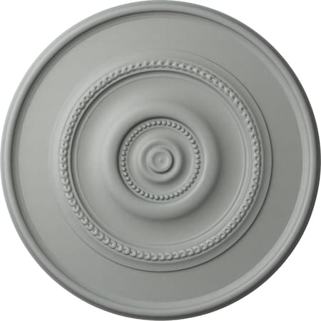 Ekena Millwork Dylar Ceiling Medallion (Fits Canopies up to 6 1/4"), 30"OD x 2 1/4"P, Primed White CM30DY